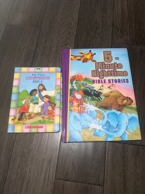 5-Minute Nighttime Bible Stories and my first bible books bundle